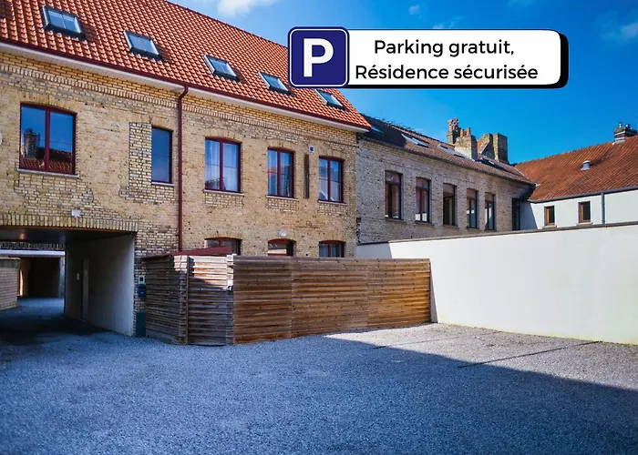 - Parking Prive Gratuit, Proche Centre-ville Et Gare De Saint-omer Апартаменты